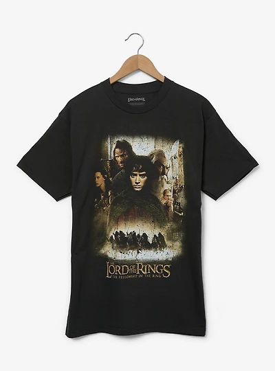 the Lord of Rings: Fellowship Ring Poster T-Shirt - BoxLunch Exclusive