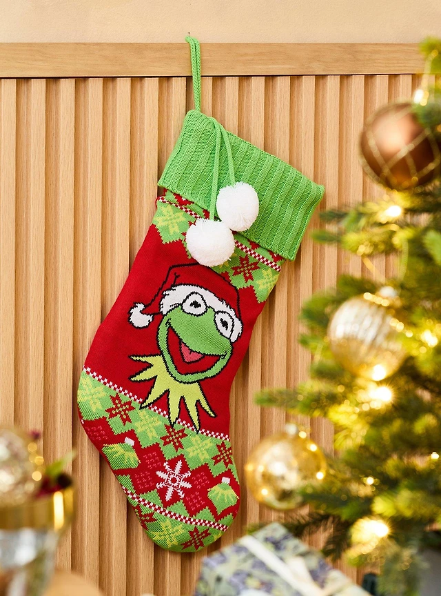 Disney The Muppets Kermit Knit Stocking - BoxLunch Exclusive