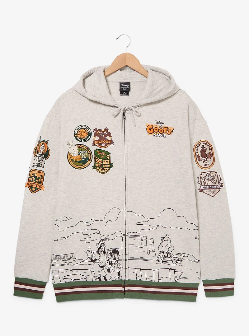Disney A Goofy Movie Embroidered Zippered Hoodie - BoxLunch Exclusive