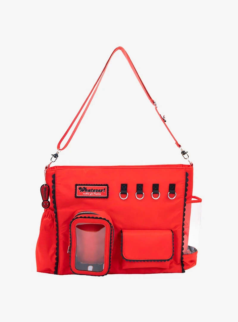 Whatever! Makes You Happy Red Trinket Tote Bag