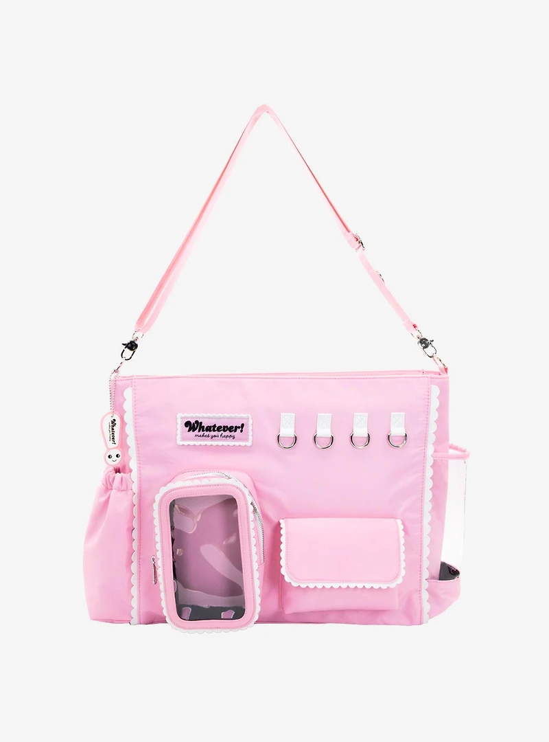 Whatever! Makes You Happy Pink Trinket Tote Bag