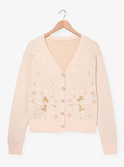 Disney Peter Pan Tinker Bell Women's Holiday Cardigan - BoxLunch Exclusive