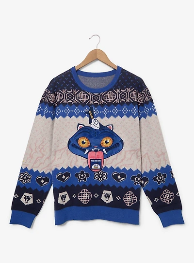 KPop Demon Hunters Derpy Tiger Holiday Sweater - BoxLunch Exclusive