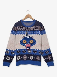 KPop Demon Hunters Derpy Tiger Holiday Sweater - BoxLunch Exclusive