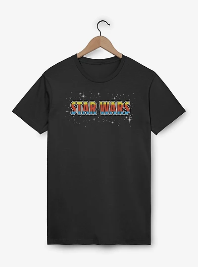Star Wars Starry Logo T-Shirt BoxLunch Exclusive