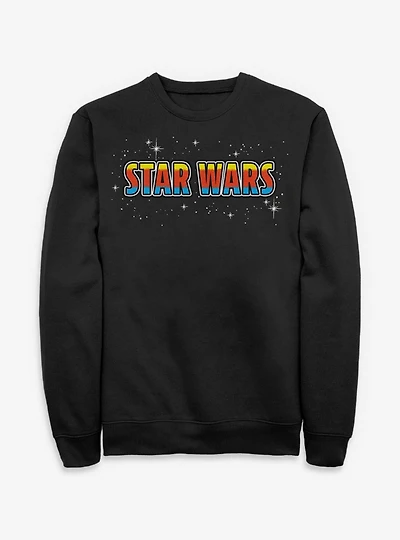 Star Wars Starry Logo Sweatshirt BoxLunch Exclusive