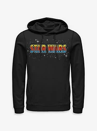 Star Wars Starry Logo Hoodie BoxLunch Exclusive