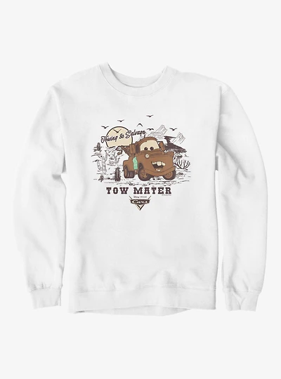 Disney Pixar Cars Tow Mater Desert Scenery Sweatshirt