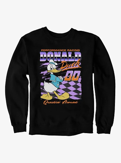 Disney Mickey And Friends Donald Racing Quackin Around Sweatshirt