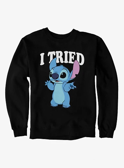 Disney Lilo And Stitch I Tried Sweatshirt