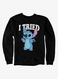 Disney Lilo And Stitch I Tried Sweatshirt