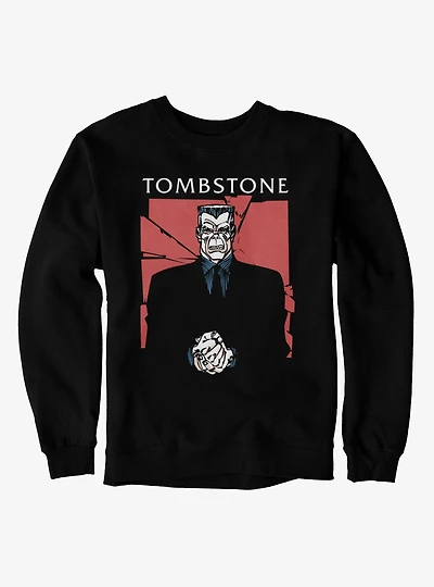 Marvel Tombstone Teeth Grit Red Sweatshirt Box Lunch Exclusive