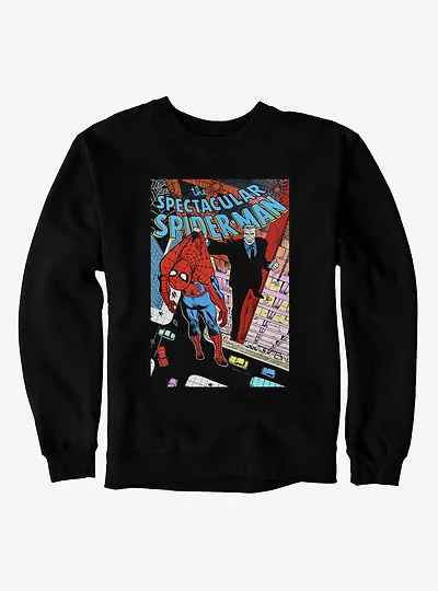 Marvel Spider-Man Held Up By Tombstone Cover Sweatshirt