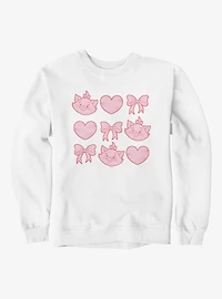 Disney Aristocats Marie Hearts And Bows Sweatshirt