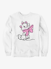 Disney Aristocats Marie Big Bow Sweatshirt