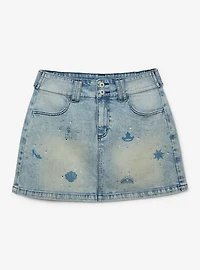 Disney Princess Icons Women's Plus Washed Denim Skirt - BoxLunch Exclusive