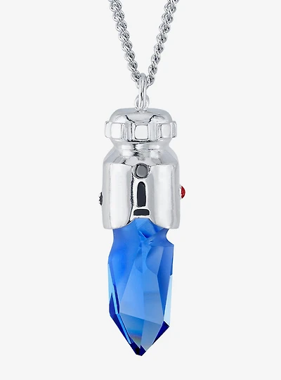Star Wars X RockLove Padawan Ahsoka Tano Blue Kyber Crystal Necklace