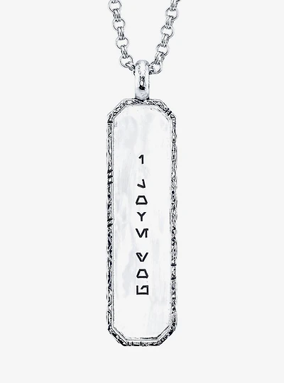 Star Wars X RockLove Galactic Forge I Love You Necklace (Brass)