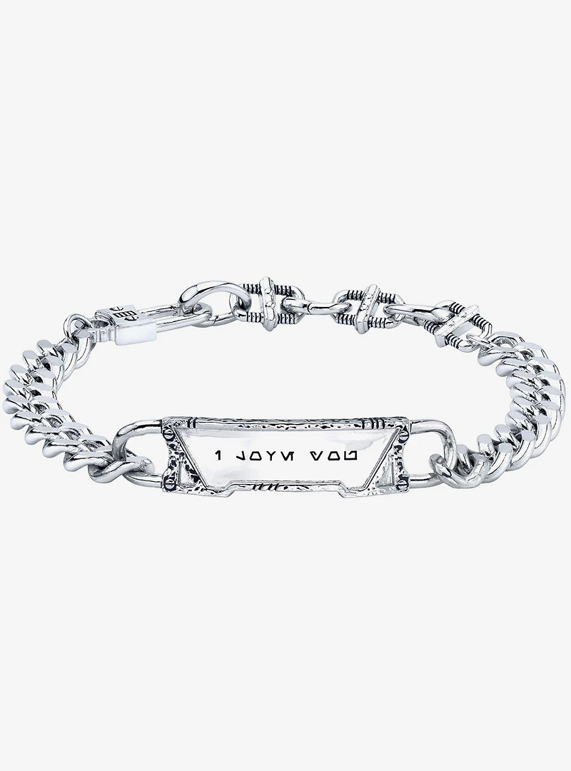 Star Wars X RockLove Galactic Forge I Love You Bracelet (Brass)