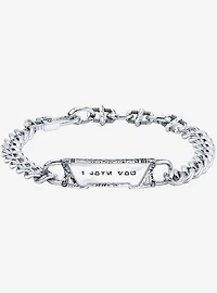 Star Wars X RockLove Galactic Forge I Love You Bracelet (Brass)