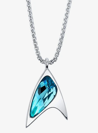 Star Trek X RockLove Crystal Delta Pendant - Blue