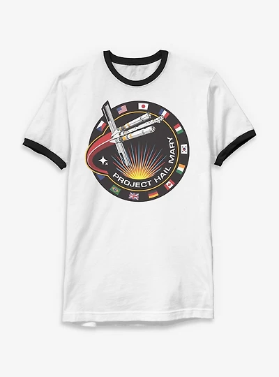 Project Hail Mary Worldwide Logo Ringer T-Shirt