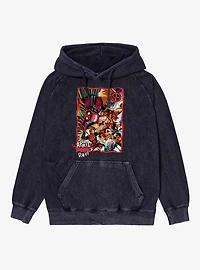 Marvel Deadpool April Pool's Day Invasion Of The Deadpools Mineral Wash Hoodie