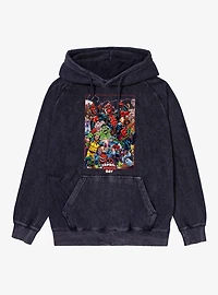 Marvel Deadpool April Pool's Day Characters Prankster Mineral Wash Hoodie
