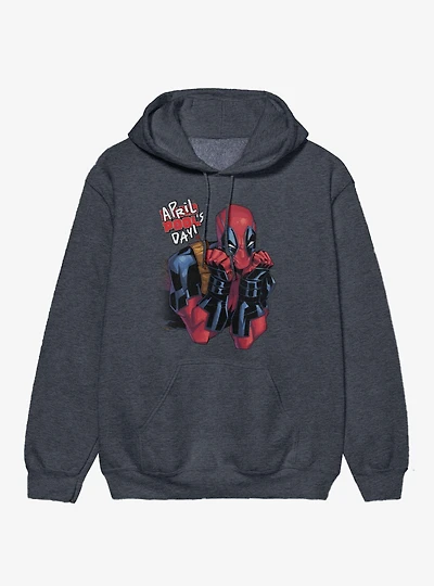 Marvel Deadpool April Pool's Day Cute Stare Hoodie