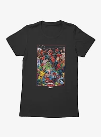 Marvel Deadpool April Pool's Day Characters Prankster Womens T-Shirt