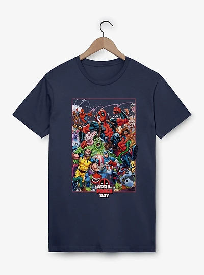 Marvel Deadpool April Pool's Day Characters Prankster T-Shirt