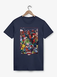 Marvel Deadpool April Pool's Day Characters Prankster T-Shirt
