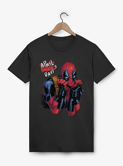 Marvel Deadpool April Pool's Day Cute Stare T-Shirt