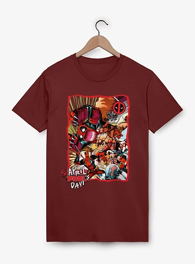 Marvel Deadpool April Pool's Day Invasion Of The Deadpools T-Shirt