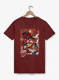 Marvel Deadpool April Pool's Day Invasion Of The Deadpools T-Shirt