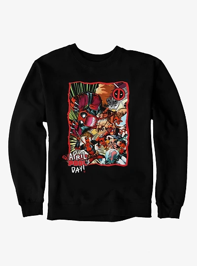 Marvel Deadpool April Pool's Day Invasion Of The Deadpools Sweatshirt