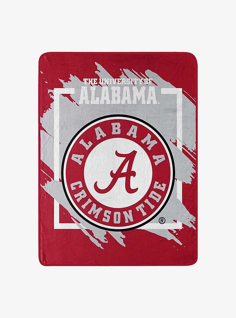 NCAA Alabama Dimensional Micro Raschel Throw Blanket