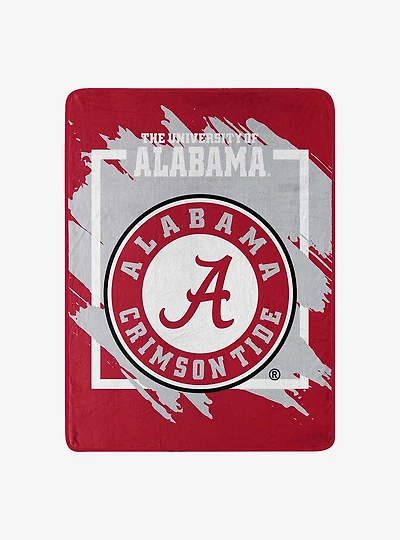 NCAA Alabama Dimensional Micro Raschel Throw Blanket