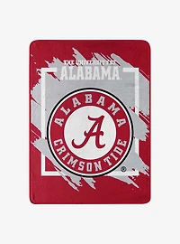 NCAA Alabama Dimensional Micro Raschel Throw Blanket