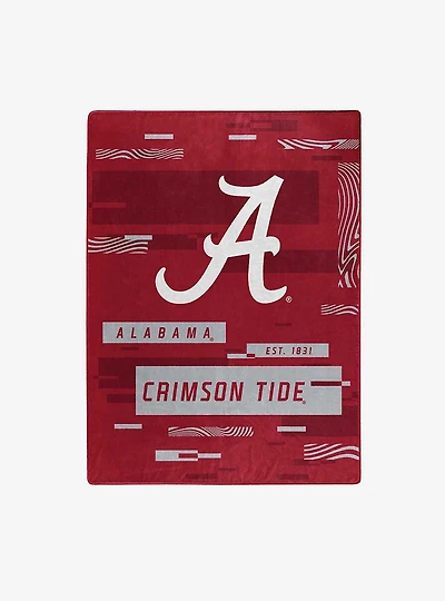 NCAA Alabama Digitize Raschel Throw Blanket
