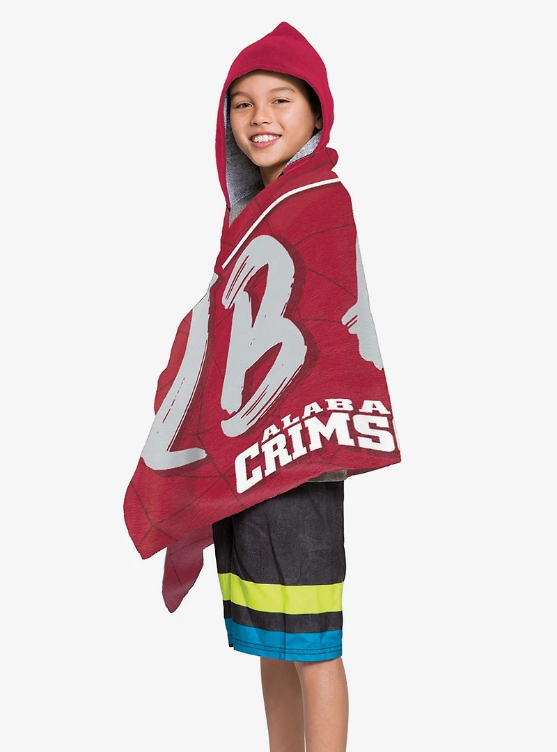 NCAA Alabama Youth Hooded Beach Towel