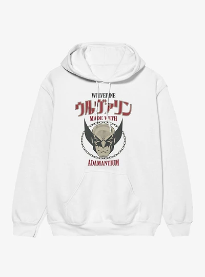 Marvel X-Men Comics Wolverine Made With Adamantium Hoodie