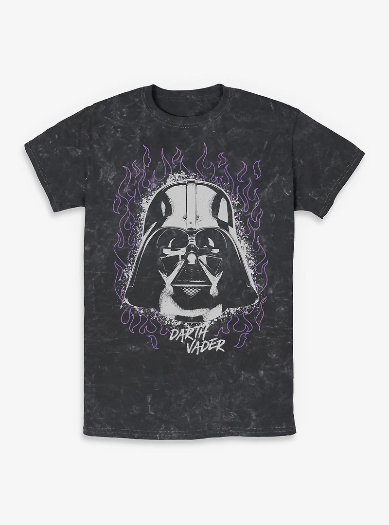 Star Wars Fire Darth Vader Mineral Wash T-Shirt BoxLunch Exclusive