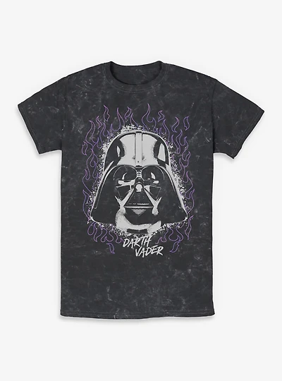 Star Wars Fire Darth Vader Mineral Wash T-Shirt BoxLunch Exclusive