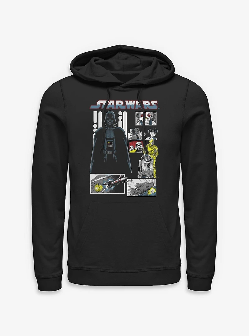 Star Wars Manga Death Montage Hoodie BoxLunch Exclusive