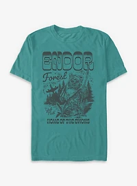 Star Wars Endor Forest Home Of The Ewoks Garment Dye T-Shirt BoxLunch Exclusive