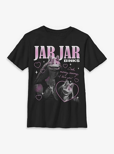 Star Wars Jar Binks Loves You Youth T-Shirt BoxLunch Exclusive