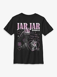 Star Wars Jar Binks Loves You Youth T-Shirt BoxLunch Exclusive