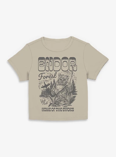 Star Wars Endor Forest Home Of The Ewoks Womens Baby T-Shirt BoxLunch Exclusive