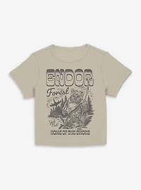 Star Wars Endor Forest Home Of The Ewoks Womens Baby T-Shirt BoxLunch Exclusive